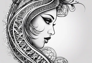 DNA strand tattoo idea