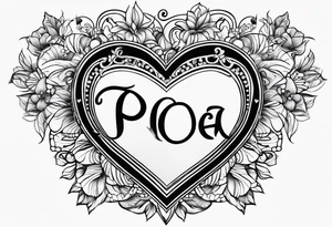 aesthetic 
Neha name tattoo with a heart for my girlfriend tattoo idea