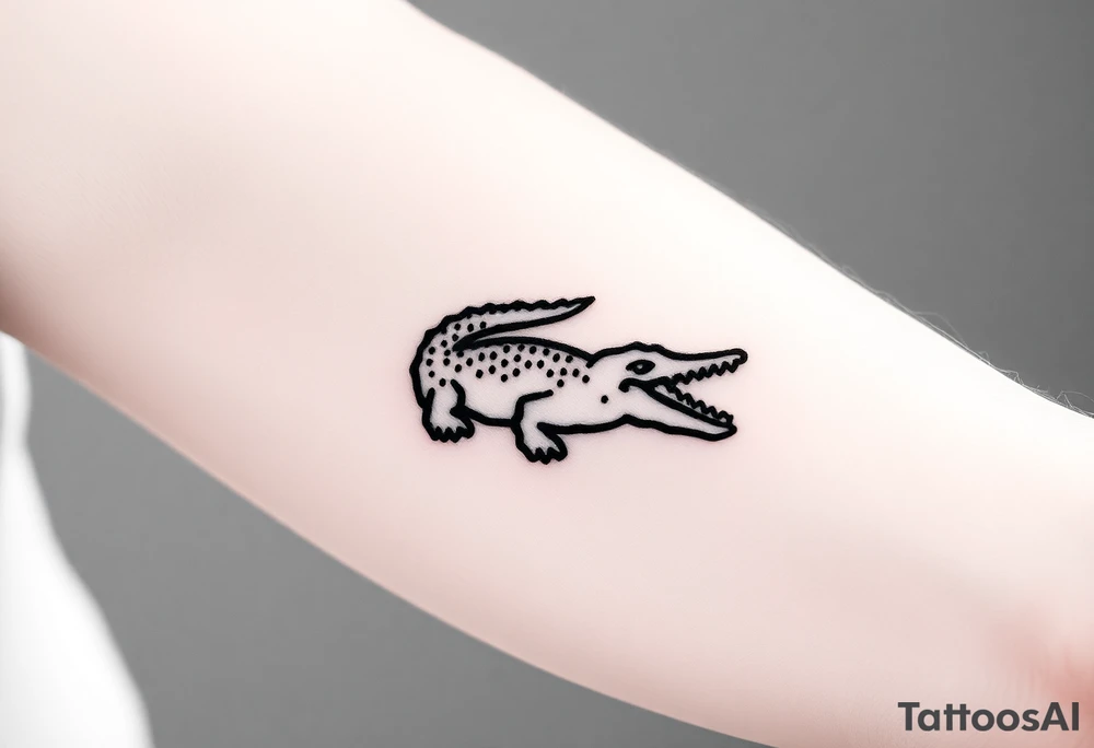 Lacoste brand tattoo tattoo idea