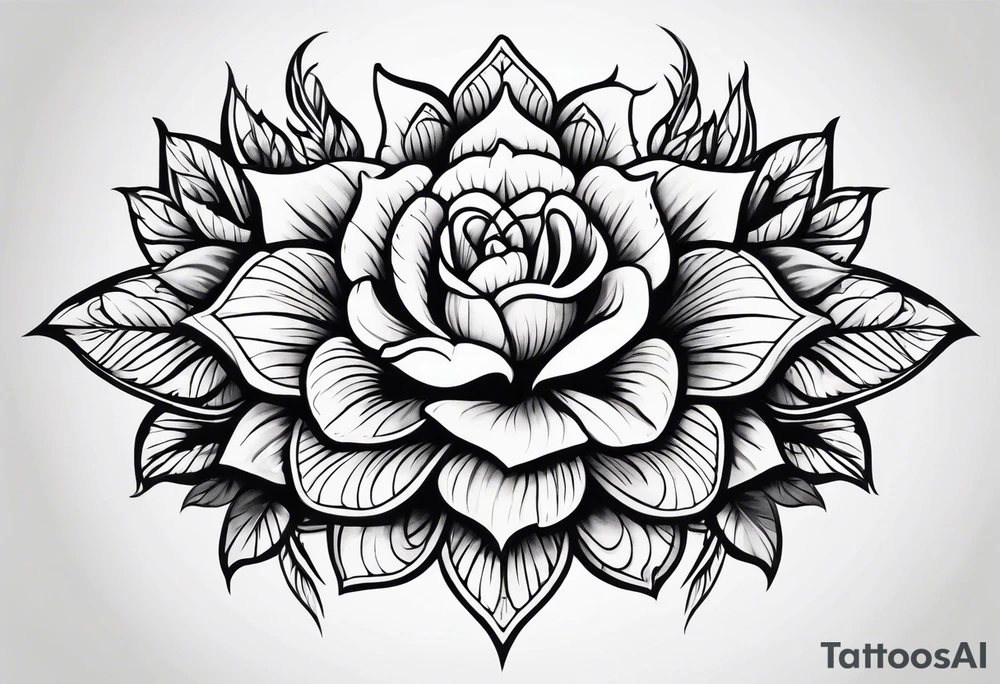Florbalová hokejka a míček tattoo idea