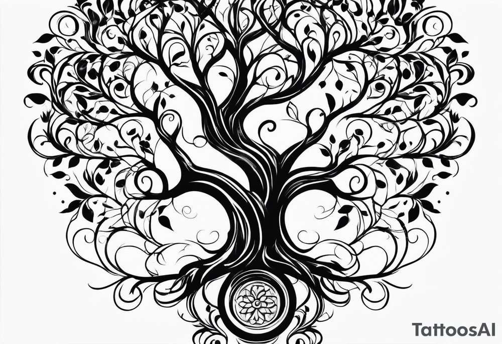 tree of life tattoo idea
