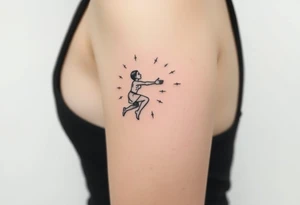 cadeira de balanço e uma estrela tattoo idea