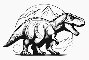 dinosaur tattoo idea