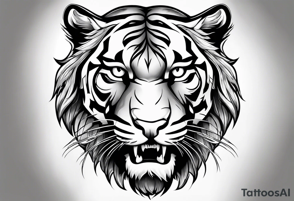 Sabertooth tiger tattoo idea