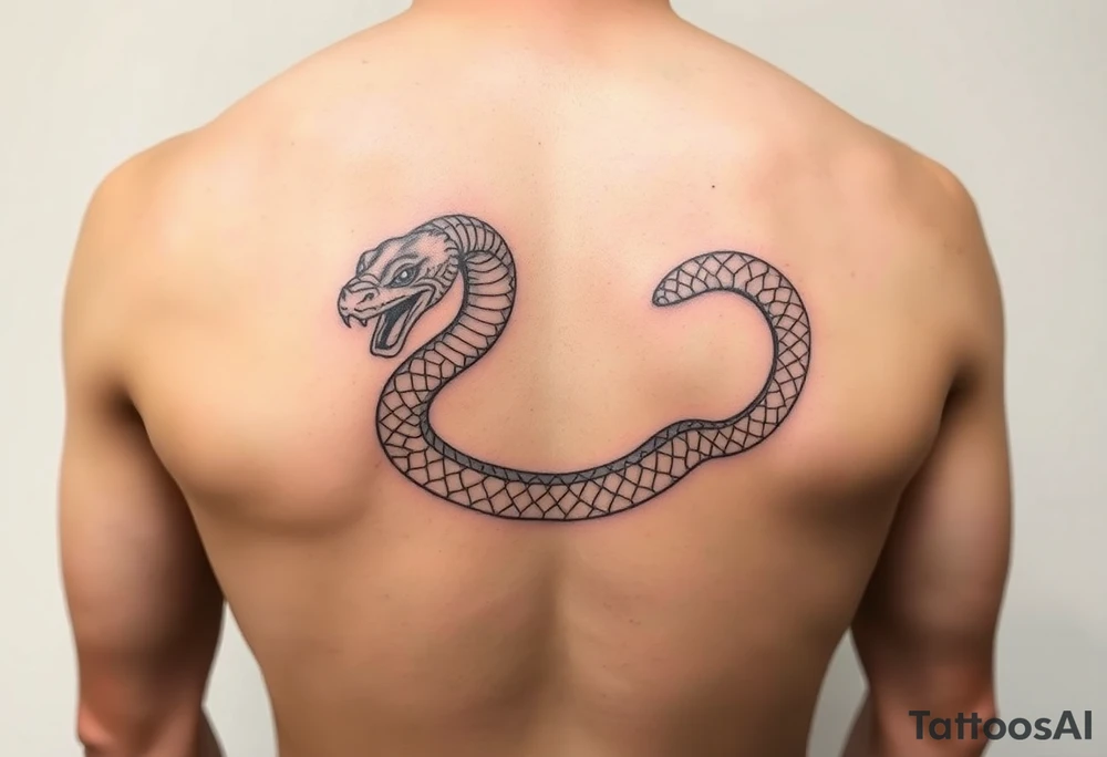 virgo  earth snake tattoo idea