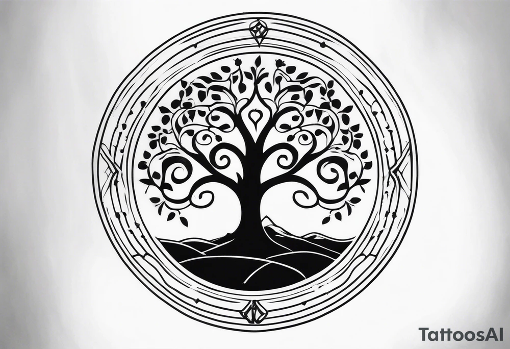 Tree of life tattoo idea