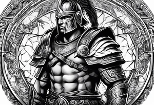 gladiator tattoo idea
