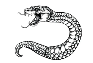 Dangerous Snake back Tattoo tattoo idea