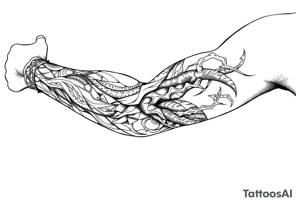 Nordic viking tattoo idea