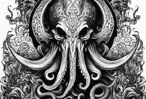 Chthulu tattoo idea