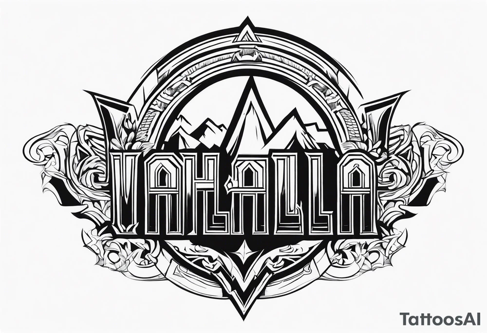 Valhalla entrance tattoo idea