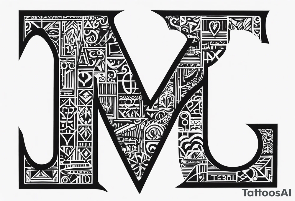 I want a minimal tattoo with combination of the letters Y and D tattoo idea