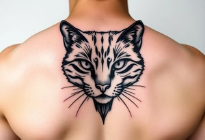Black Cat tattoo idea