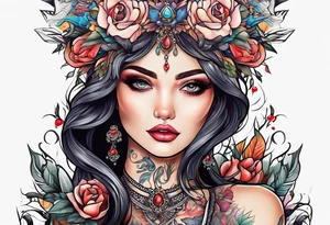 a daughter tattoo tattoo idea