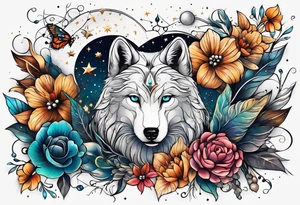 Constellation, animal, tattoo idea