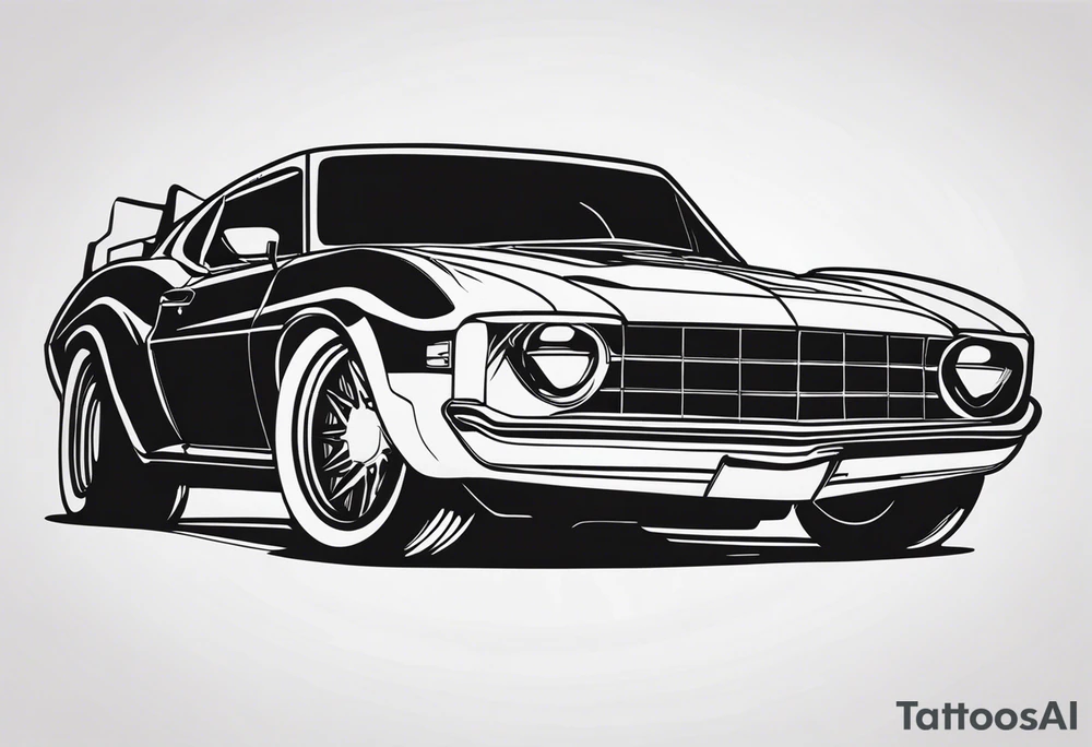 car tattoo idea