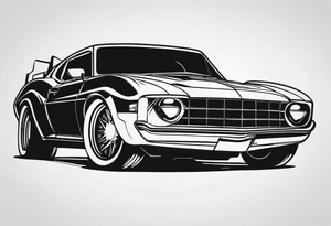 car tattoo idea