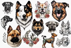 Somoyed dog tattoo idea