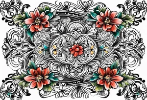 Ukrainian ornament tattoo idea