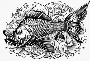 Yen yang Koi tattoo idea