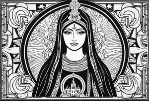 Nossa senhora aparecida tattoo idea