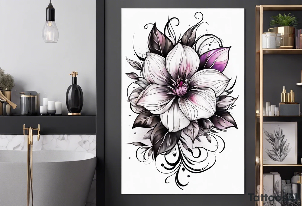 Flower tattoo idea