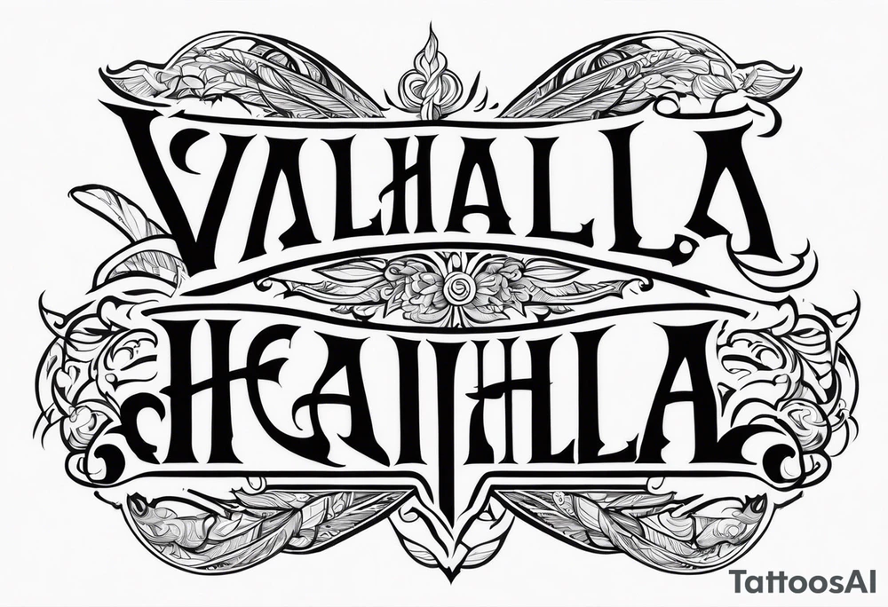 Valhalla heaven tattoo idea