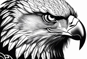 Eagle holding a lion tattoo idea