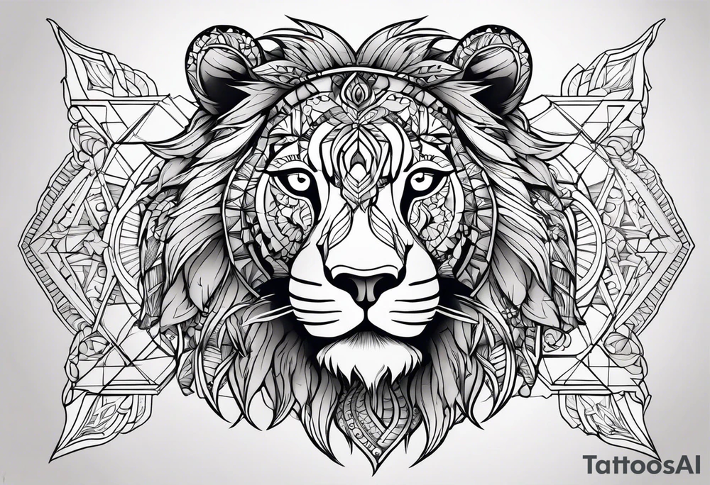 Gentileza mesclada com força e natureza mesclada com espírito viajante tattoo idea