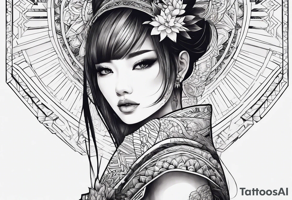 靜水流得很深 tattoo idea