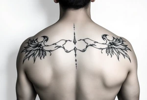 vitruvian man tattoo idea