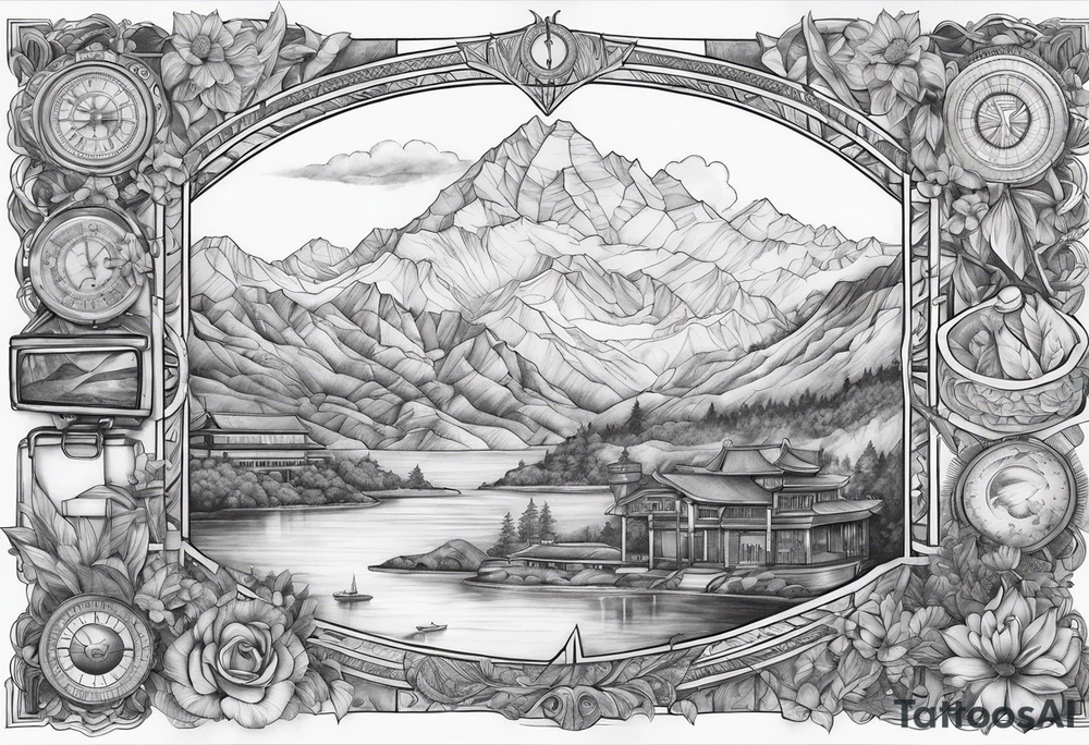 Travel nursing tattoo idea
