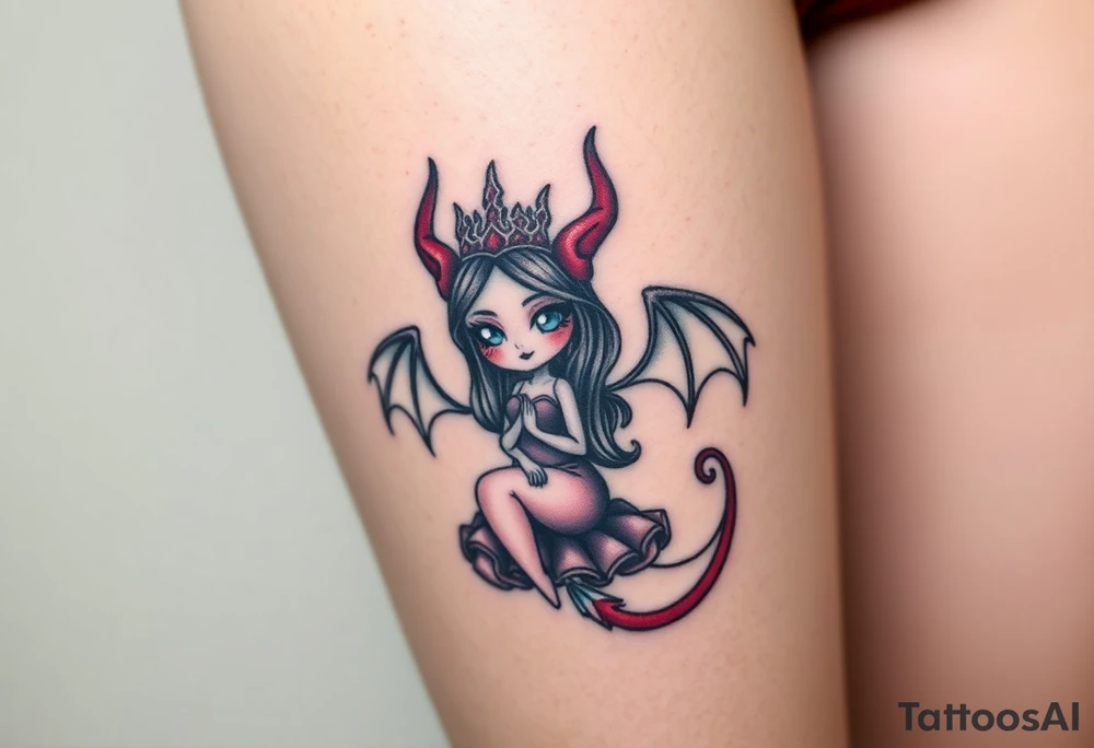 Queen of hell tattoo idea