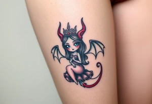 Queen of hell tattoo idea