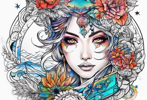 anime tattoo idea