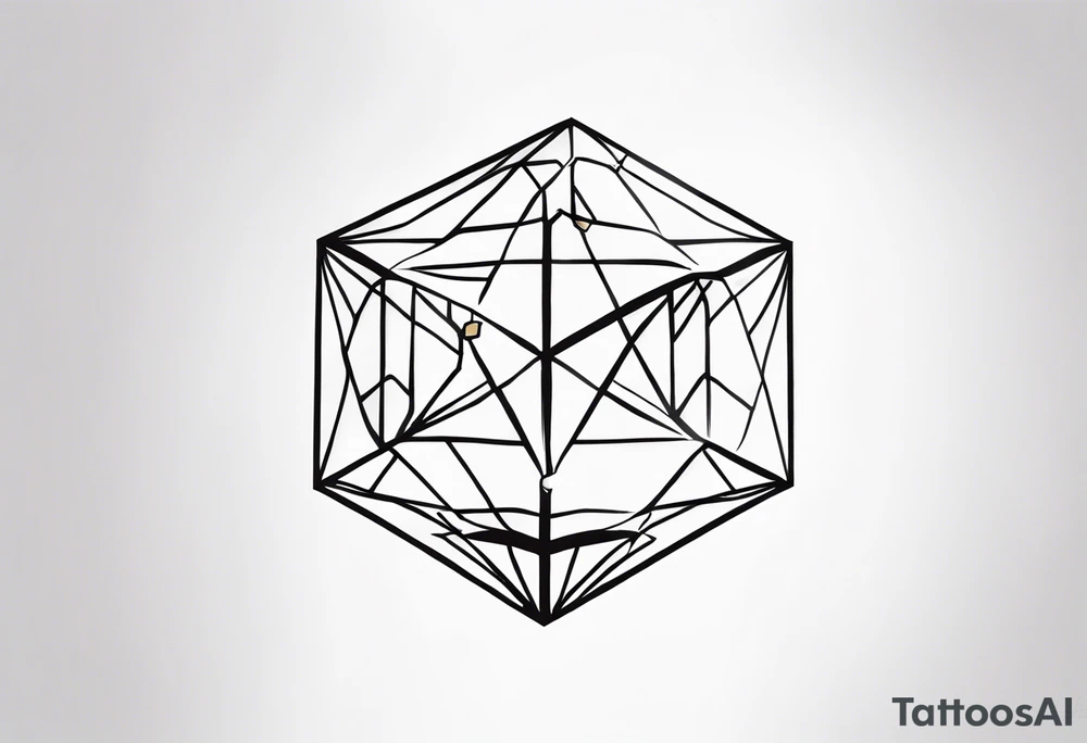 Tesseract tattoo idea