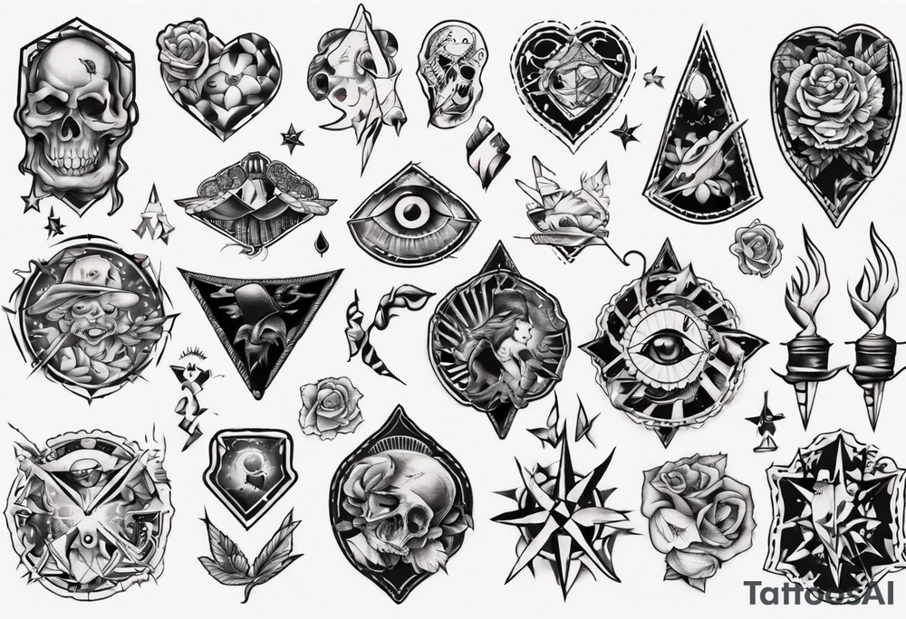 Patchwork Tattoo tattoo idea