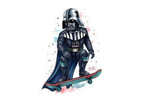 Skateboarding Darth Vader
"Darth Carter"
12/29/88-01/06/24 tattoo idea