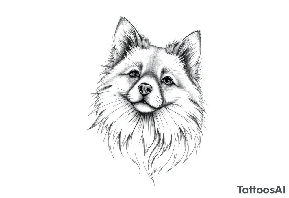 Lulu da pomerania tattoo idea