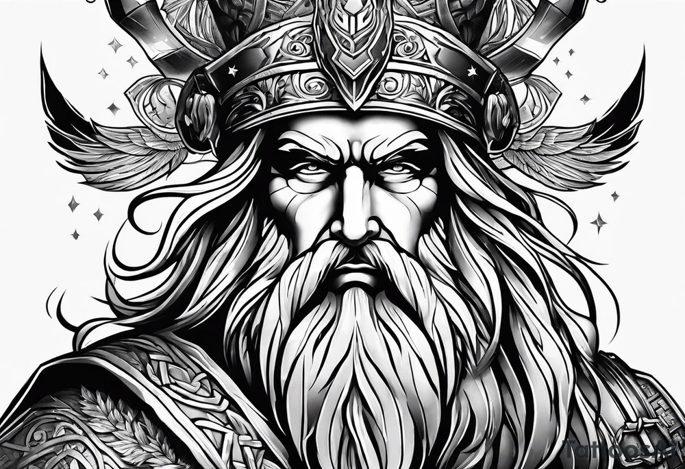 odin zeus tattoo idea
