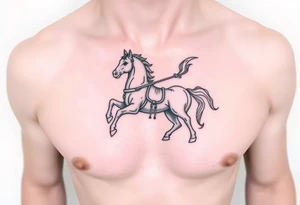 Chariot horse tattoo idea