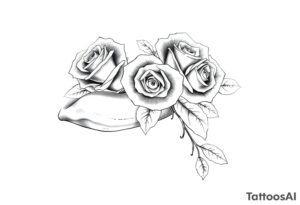roses tattoo idea