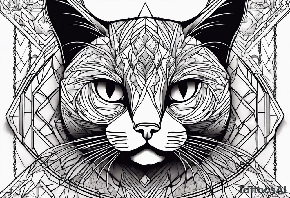 Black Cat tattoo idea