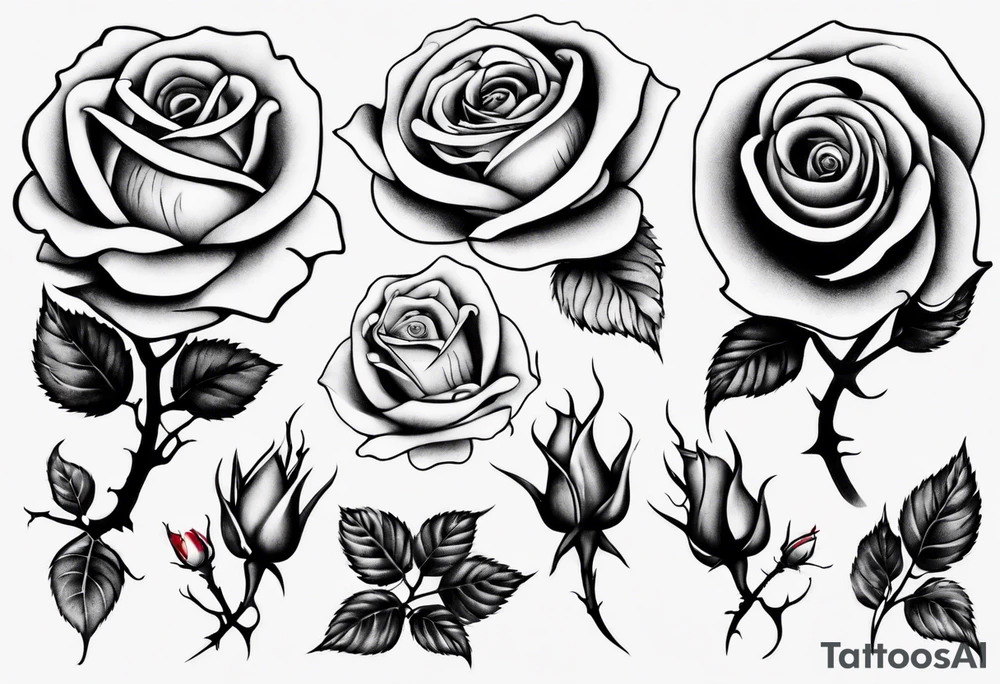 Rose hand tattoo tattoo idea