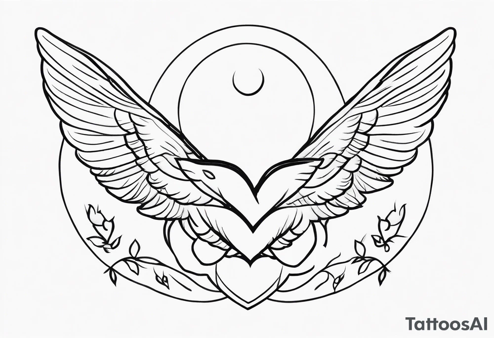 infant loss memorial tattoo for twins tattoo idea