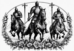 two knights tattoo idea