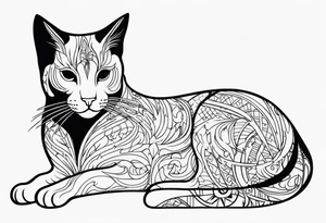 Feline spectre tattoo idea