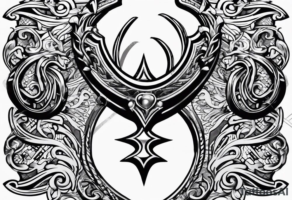 Horseshoe and mud tracks tattoo idea