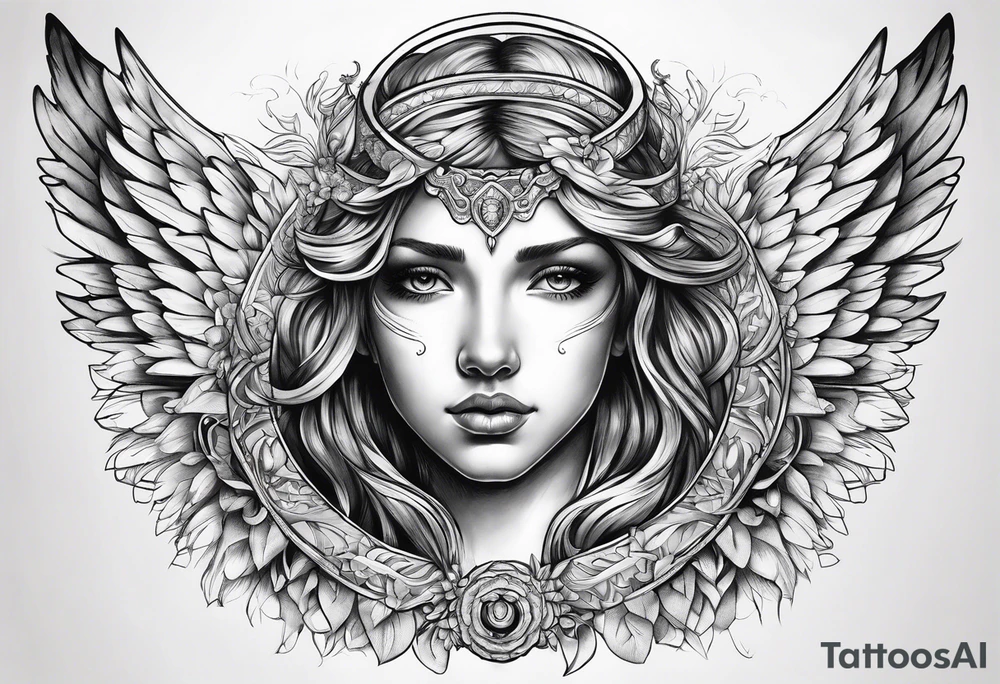 angel's halo tattoo idea