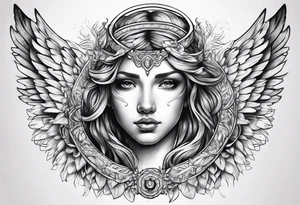 angel's halo tattoo idea